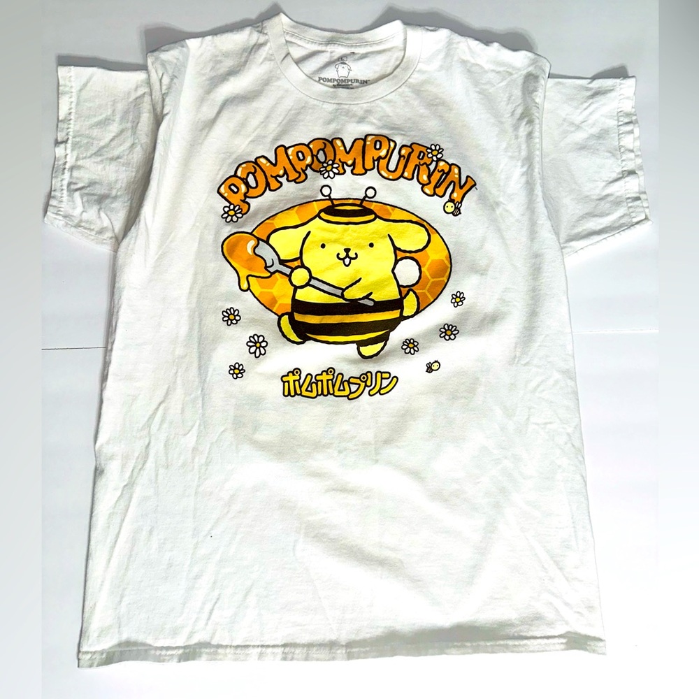 Sanrio Pompompurin T-shirt Adult Large/ Front and Back Print